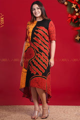 Delight Colourful Batik Dress | Kaftan, Bohemian Dress, Floral Dress, Boho Maxi Dress