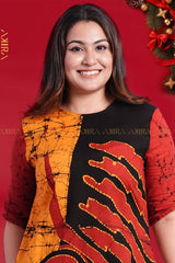 Delight Colourful Batik Dress | Kaftan, Bohemian Dress, Floral Dress, Boho Maxi Dress