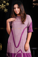 Valentina Purple Batik Dress | Kaftan, Bohemian Dress, Floral Dress, Boho Maxi Dress