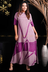 Valentina Purple Batik Dress | Kaftan, Bohemian Dress, Floral Dress, Boho Maxi Dress