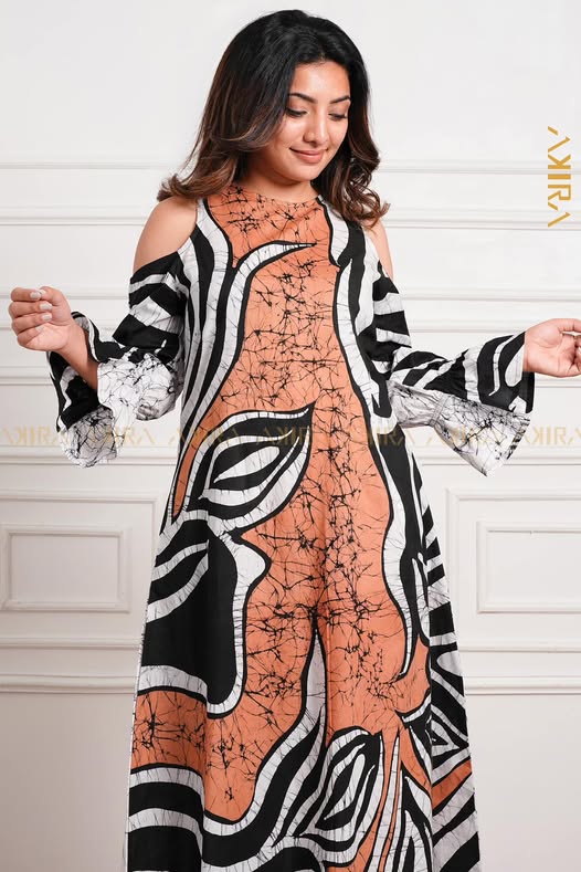 Golden Sunflower Batik Dress | Kaftan, Bohemian Dress, Floral Dress, Boho Maxi Dress