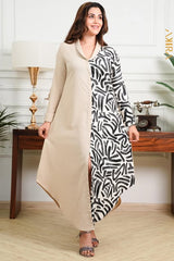 One side designer dress | Kaftan, Bohemian Dress, Floral Dress, Boho Maxi Dress