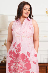 Red maple batik designer dress | Kaftan, Bohemian Dress, Floral Dress, Boho Maxi Dress