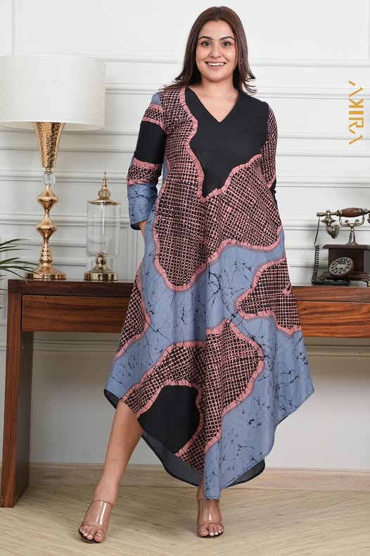 Sunlit Bloom Batik Dress | Kaftan, Bohemian Dress, Floral Dress, Boho Maxi Dress