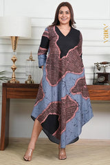 Sunlit Bloom Batik Dress | Kaftan, Bohemian Dress, Floral Dress, Boho Maxi Dress