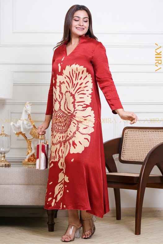 Dawn Style Designer Party Dress | Kaftan, Bohemian Dress, Floral Dress, Boho Maxi Dress