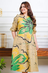 Gardanic Bloom Batik Dress | Kaftan, Bohemian Dress, Floral Dress, Boho Maxi Dress