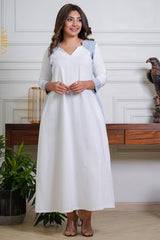 Sapphire Allure Elegant Dress | Kaftan, Bohemian Dress, Floral Dress, Boho Maxi Dress