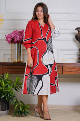 Saffron Glow Batik Dress | Kaftan, Bohemian Dress, Floral Dress, Boho Maxi Dress