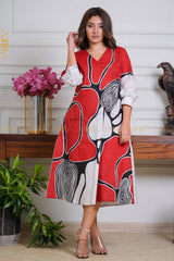 Saffron Glow Batik Dress | Kaftan, Bohemian Dress, Floral Dress, Boho Maxi Dress