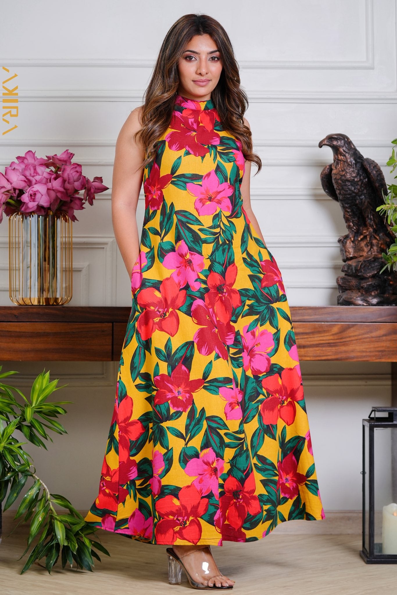 Colorful Lady Dress | Kaftan, Bohemian Dress, Floral Dress, Boho Maxi Dress