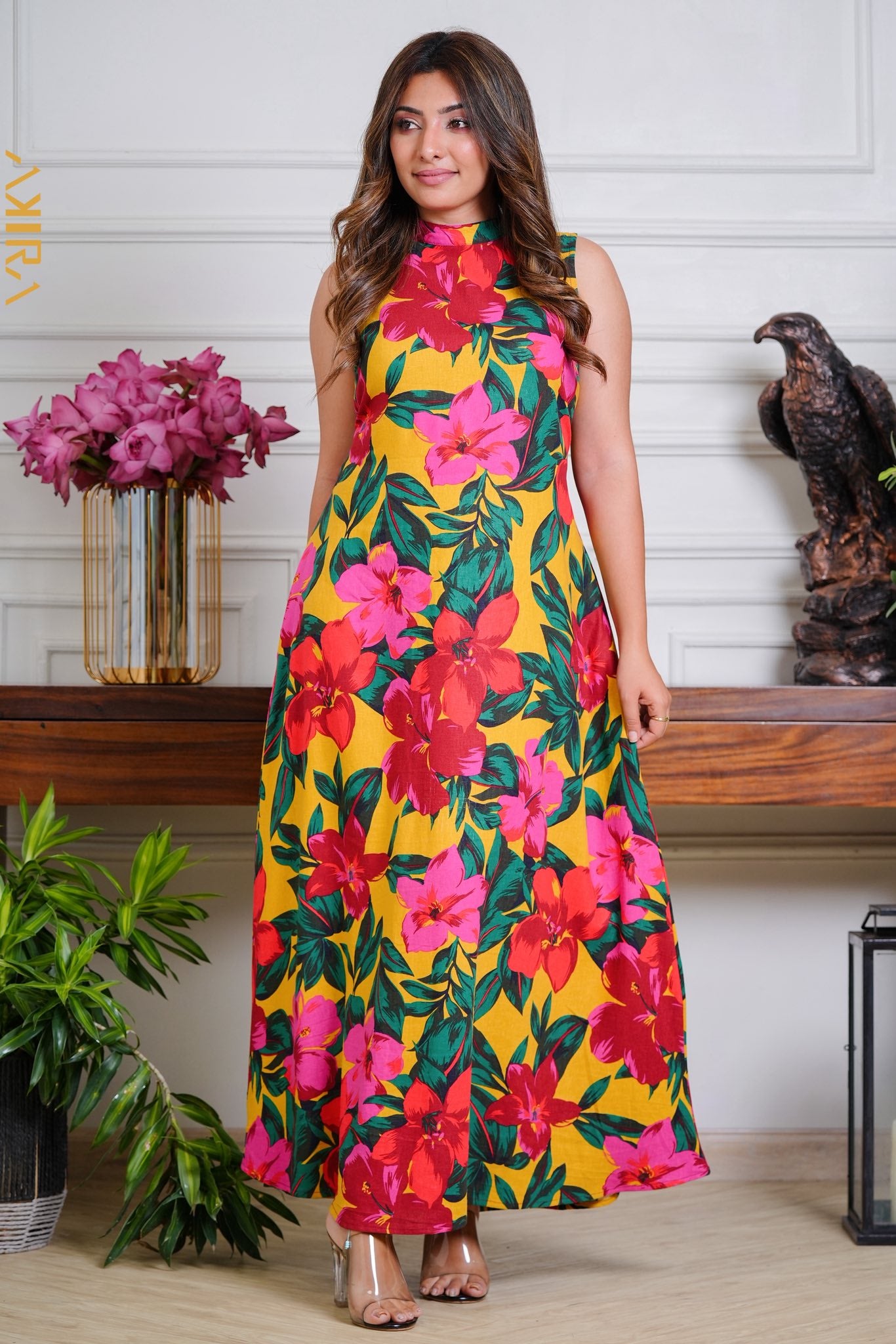 Colorful Lady Dress | Kaftan, Bohemian Dress, Floral Dress, Boho Maxi Dress