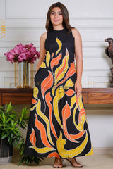 Auriel Luxe Batik Dress | Kaftan, Bohemian Dress, Floral Dress, Boho Maxi Dress