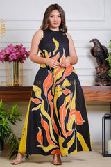 Auriel Luxe Batik Dress | Kaftan, Bohemian Dress, Floral Dress, Boho Maxi Dress
