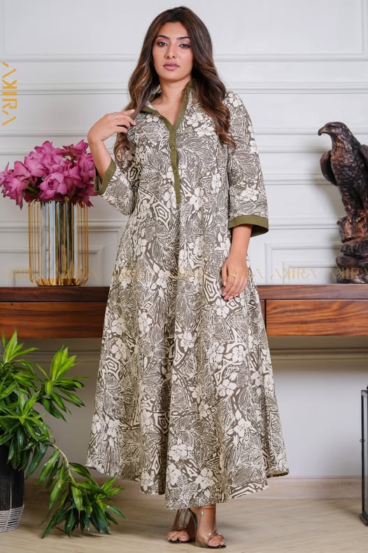 Dahila Mist Exclusive Dress | Kaftan, Bohemian Dress, Floral Dress, Boho Maxi Dress