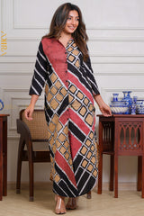 Diamond Mist Batik Dress | Kaftan, Bohemian Dress, Floral Dress, Boho Maxi Dress