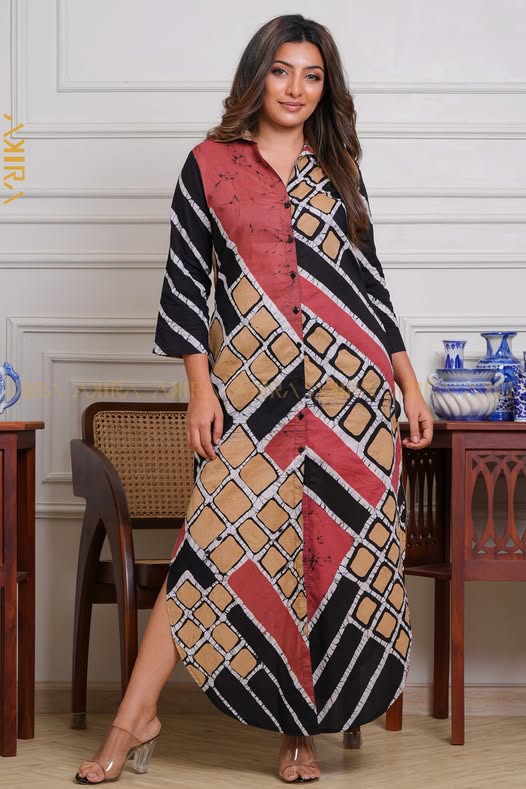 Diamond Mist Batik Dress | Kaftan, Bohemian Dress, Floral Dress, Boho Maxi Dress