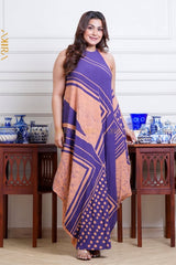 Azlean Batik Designer Flared Dress | Kaftan, Bohemian Dress, Floral Dress, Boho Maxi Dress