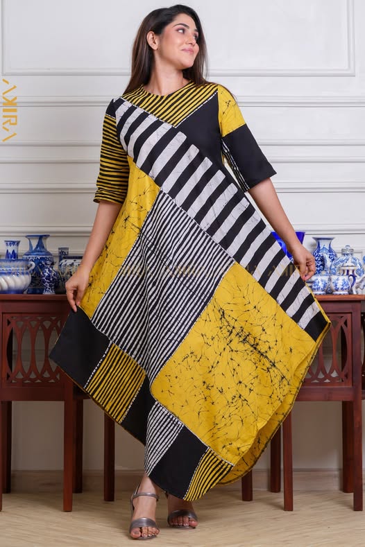 Dahila Lady Batik Designer Dress | Kaftan, Bohemian Dress, Floral Dress, Boho Maxi Dress