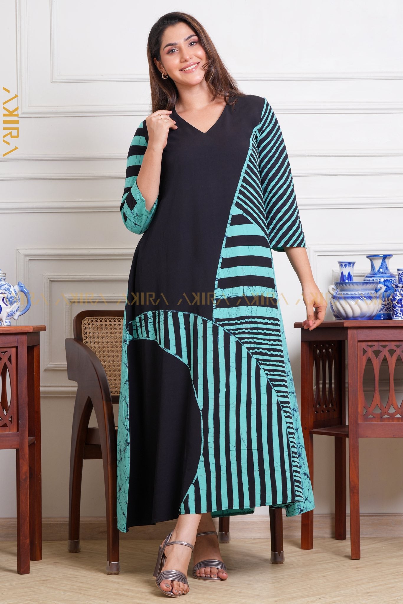 Sweet Serenity Rayon Dress | Kaftan, Bohemian Dress, Floral Dress, Boho Maxi Dress