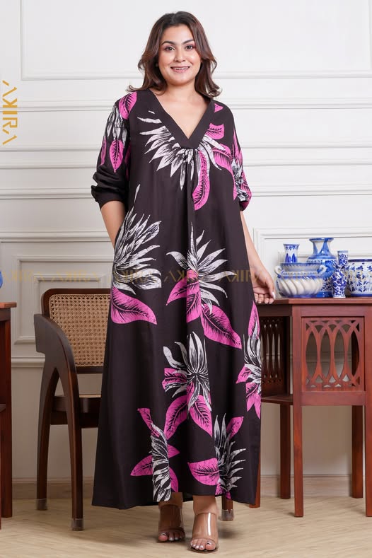 Camellia charm batik dress | Kaftan, Bohemian Dress, Floral Dress, Boho Maxi Dress