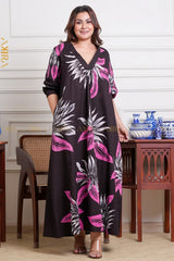 Camellia charm batik dress | Kaftan, Bohemian Dress, Floral Dress, Boho Maxi Dress