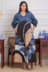 Diamond allure batik dress | Kaftan, Bohemian Dress, Floral Dress, Boho Maxi Dress