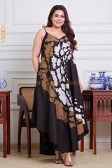 Morning Haze Batik Dress | Kaftan, Bohemian Dress, Floral Dress, Boho Maxi Dress