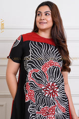 Magdalena Batik Designer Dress | Kaftan, Bohemian Dress, Floral Dress, Boho Maxi Dress