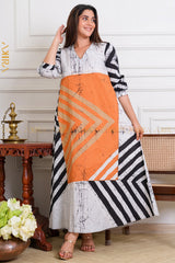 Christina Batik Designer Dress | Kaftan, Bohemian Dress, Floral Dress, Boho Maxi Dress