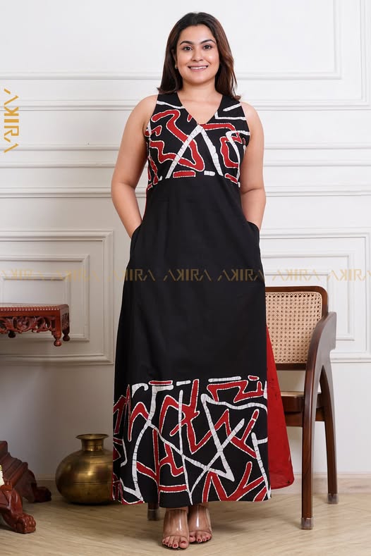 The Rose Manor Batik Dress | Kaftan, Bohemian Dress, Floral Dress, Boho Maxi Dress