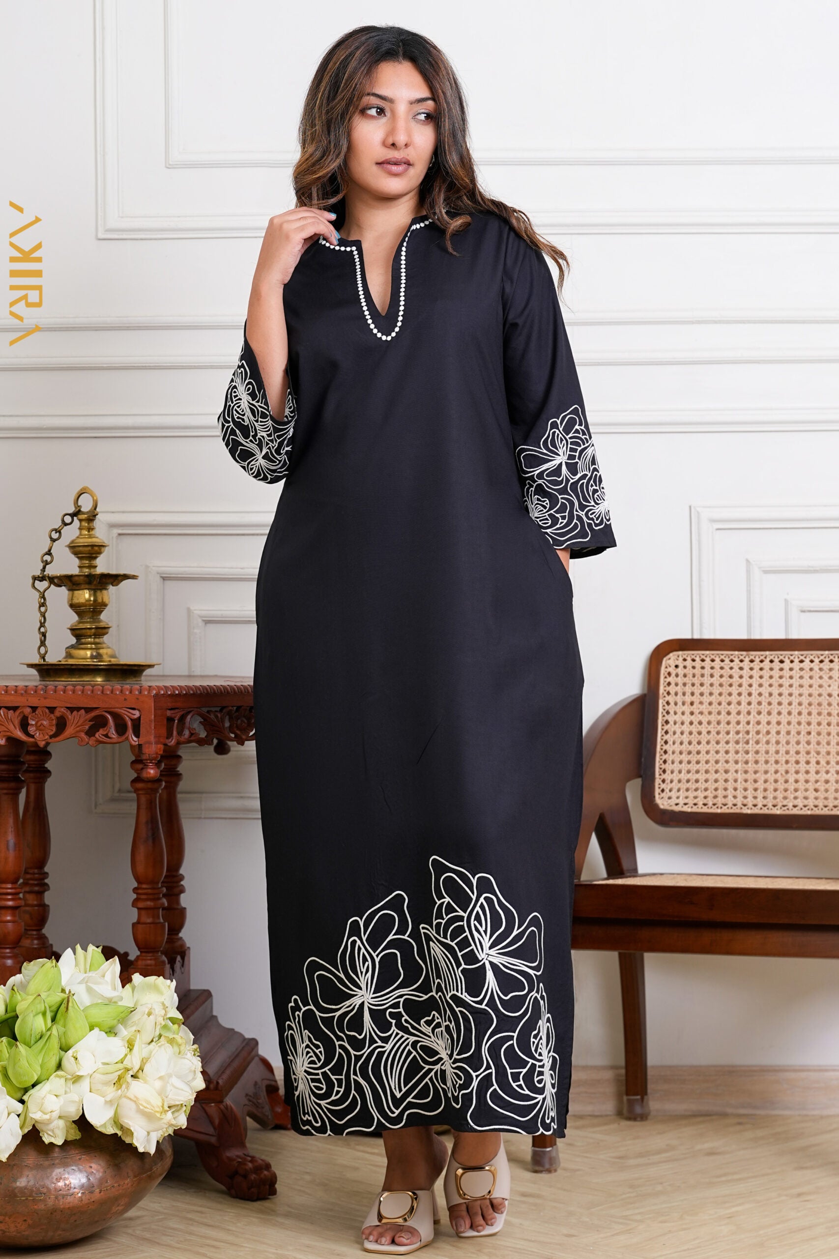 Fairy Blossom Dress | Kaftan, Bohemian Dress, Floral Dress, Boho Maxi Dress