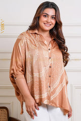 Nomad Atelier Batik Silk Top | Kaftan, Bohemian Dress, Floral Dress, Boho Maxi Dress
