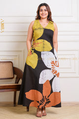 Flora Luxe Batik Dress | Kaftan, Bohemian Dress, Floral Dress, Boho Maxi Dress