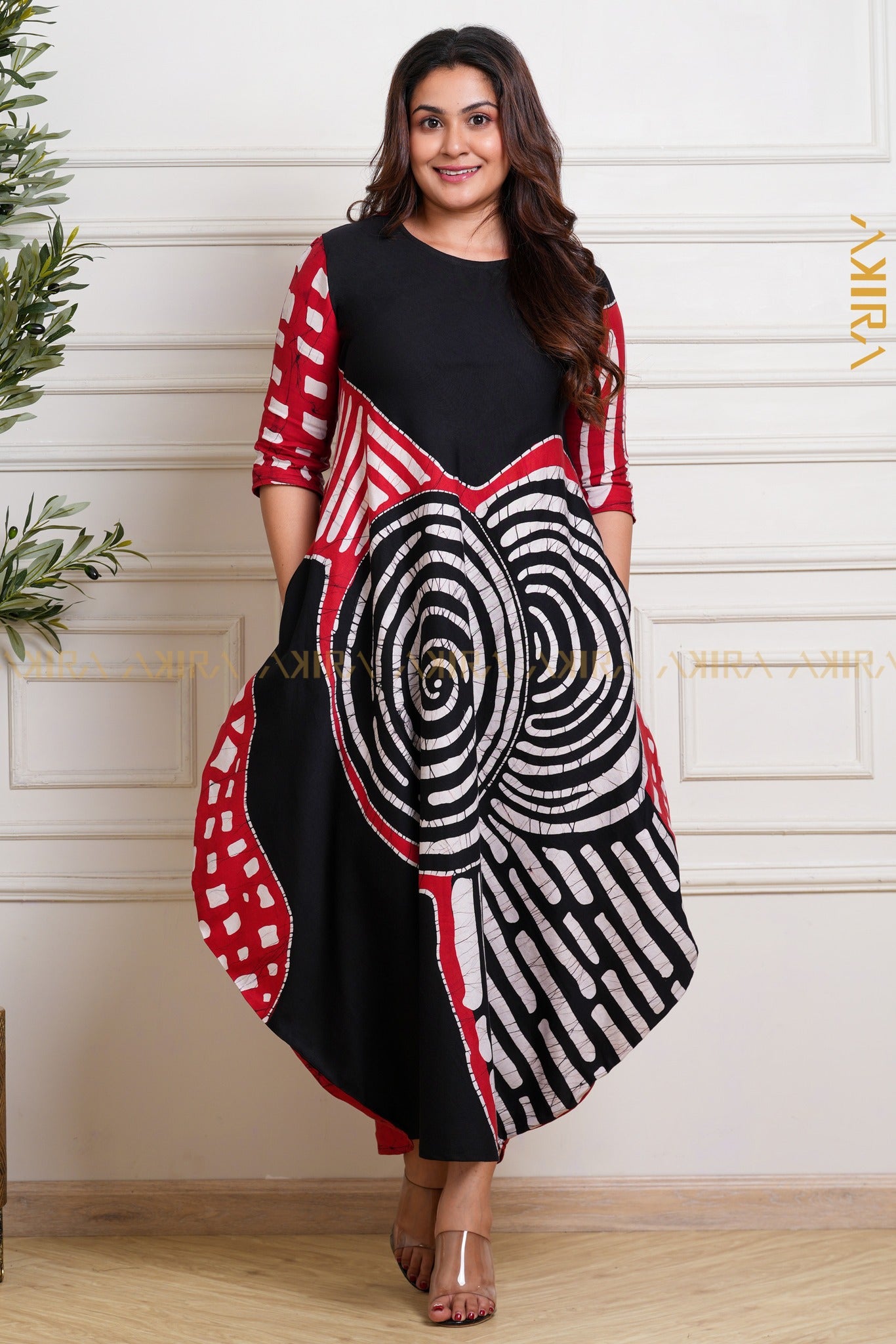 Twilight Batik Designer Dress | Kaftan, Bohemian Dress, Floral Dress, Boho Maxi Dress