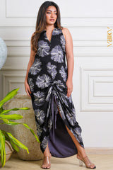Azure Blossom Dress | Kaftan, Bohemian Dress, Floral Dress, Boho Maxi Dress