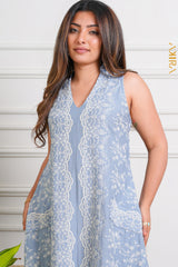 Elana Linen Dress | Kaftan, Bohemian Dress, Floral Dress, Boho Maxi Dress