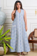 Elana Linen Dress | Kaftan, Bohemian Dress, Floral Dress, Boho Maxi Dress