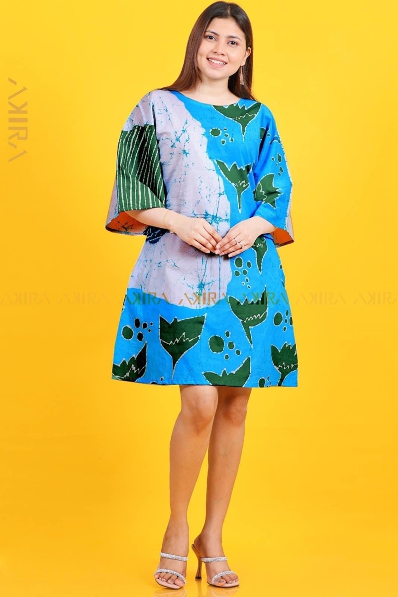 Gossamer Sky Batik Dress