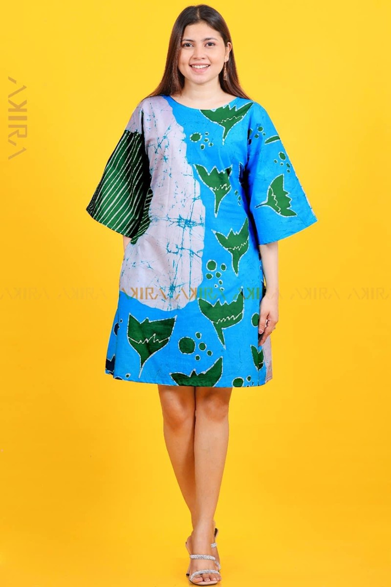 Gossamer Sky Batik Dress