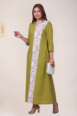 Liza contrast Detail Dress | Kaftan, Bohemian Dress, Floral Dress, Boho Maxi Dress