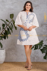 Lily Of The Valley Batik Dress | Kaftan, Bohemian Dress, Floral Dress, Boho Maxi Dress