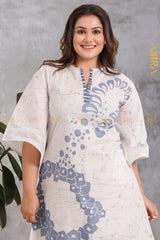 Lily Of The Valley Batik Dress | Kaftan, Bohemian Dress, Floral Dress, Boho Maxi Dress