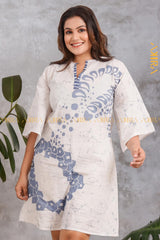 Lily Of The Valley Batik Dress | Kaftan, Bohemian Dress, Floral Dress, Boho Maxi Dress