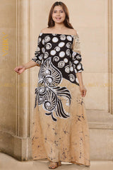 Lucy off - Shoulder Dress | Kaftan, Bohemian Dress, Floral Dress, Boho Maxi Dress