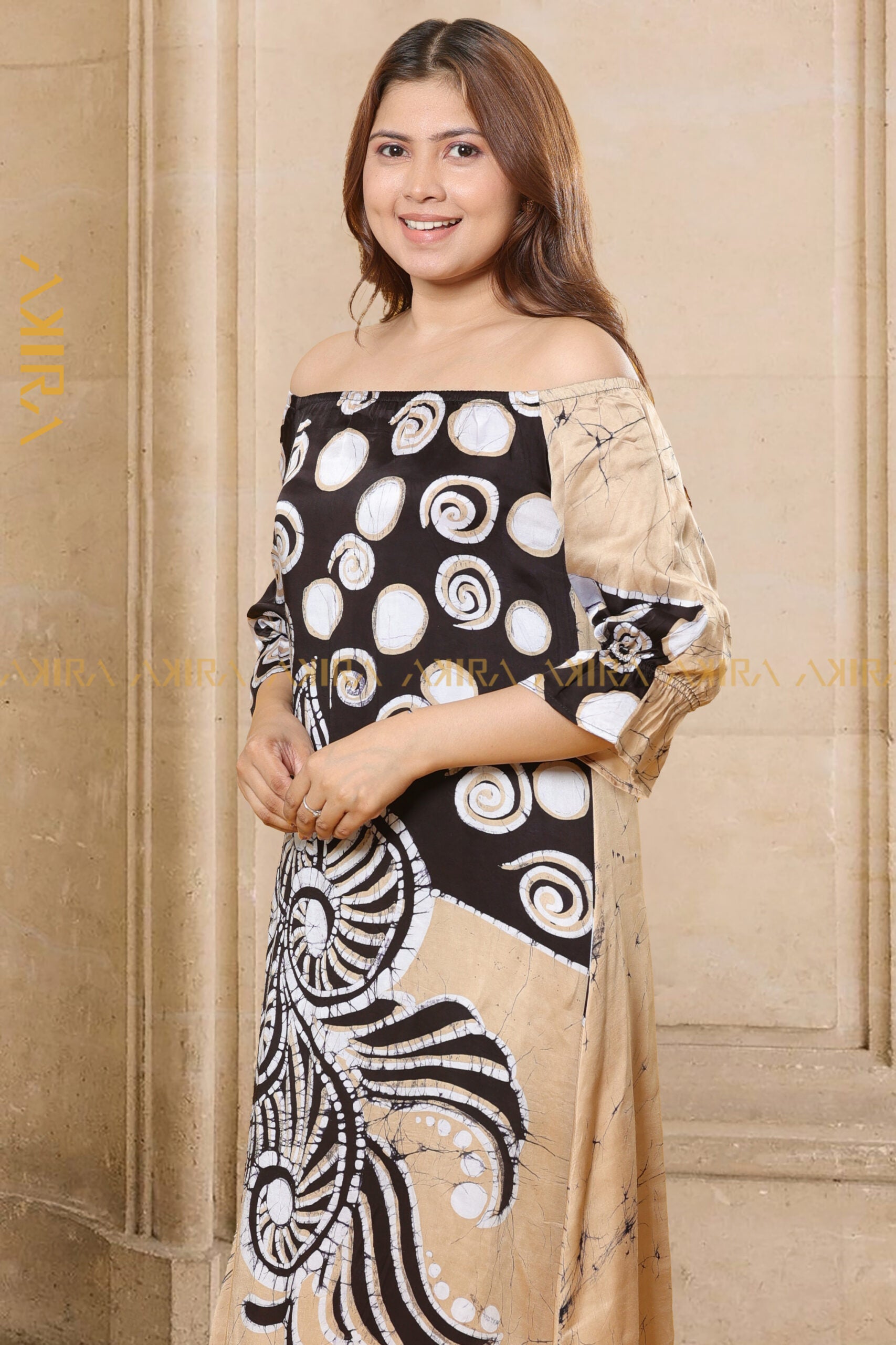 Lucy off - Shoulder Dress | Kaftan, Bohemian Dress, Floral Dress, Boho Maxi Dress