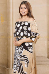 Lucy off - Shoulder Dress | Kaftan, Bohemian Dress, Floral Dress, Boho Maxi Dress