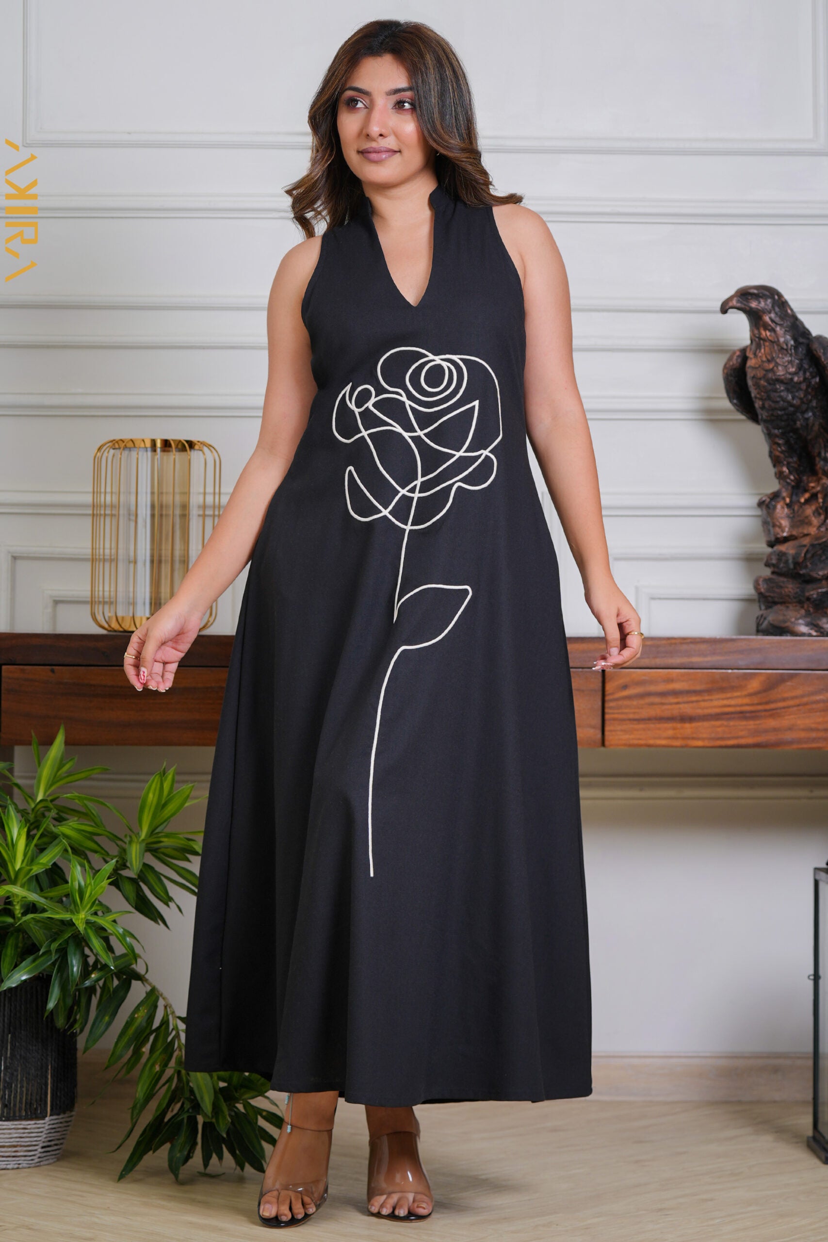 Raven midflowery Dress | Kaftan, Bohemian Dress, Floral Dress, Boho Maxi Dress