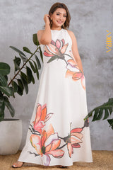 Blooming Petals Linen Dress | Kaftan, Bohemian Dress, Floral Dress, Boho Maxi Dress