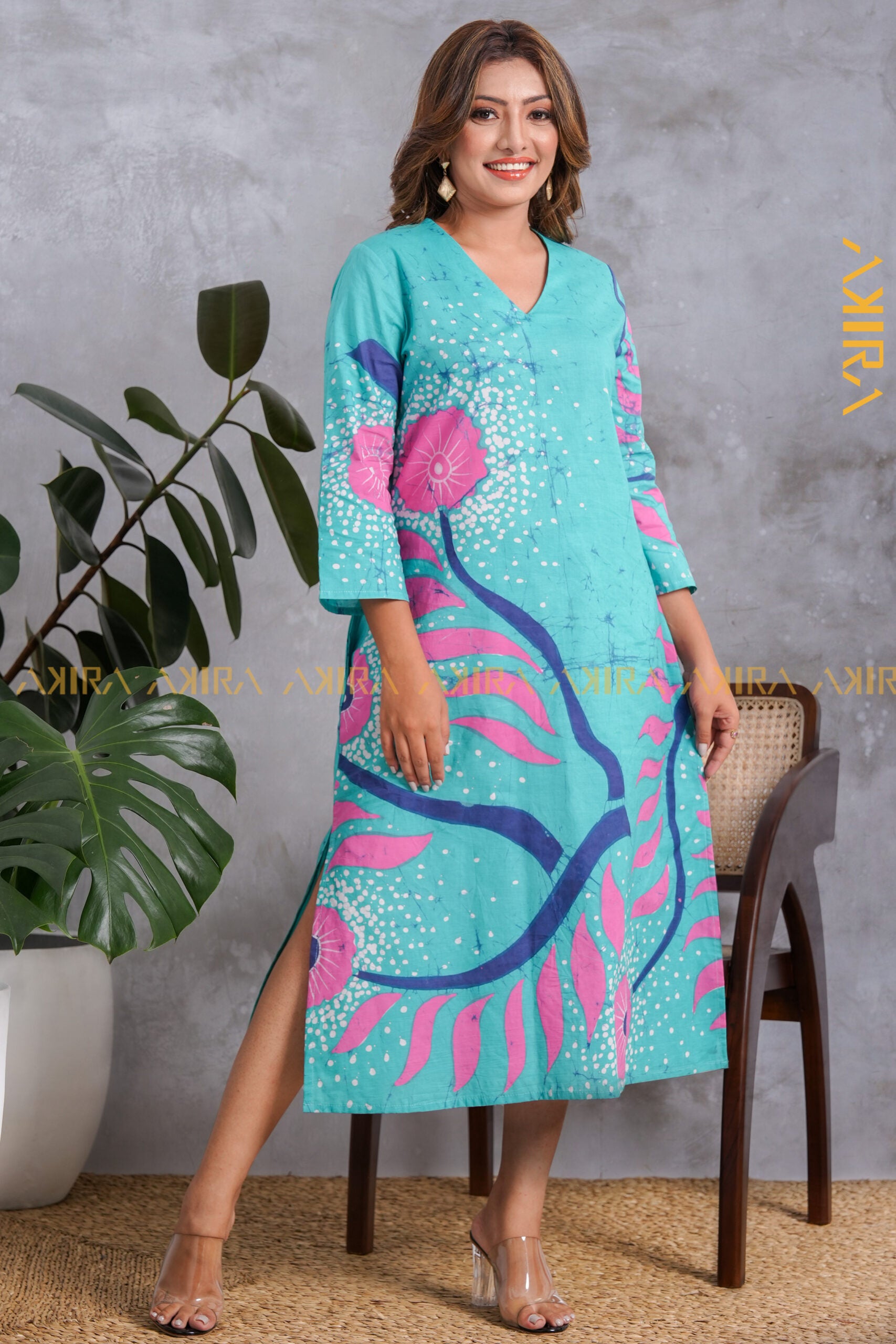 Lydia Cute Dress | Kaftan, Bohemian Dress, Floral Dress, Boho Maxi Dress